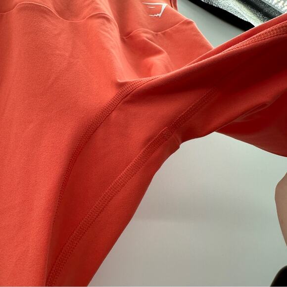 Gymshark Pink Orange Mid Rise Capri Leggings Sz‎ XS - Picture 4 of 8